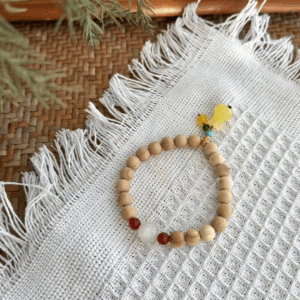 peach wood bracelet