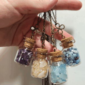 Natural Crystal in a Petite Bottle