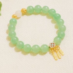 D52 Bead Bracelet: Lifelong Companion, Winged Guardian